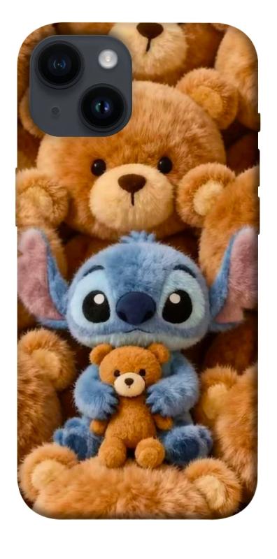 Чохол itsPrint Stitch teddy bears для Apple iPhone 14 (6.1"), дитячі, купити оптом з доставкою