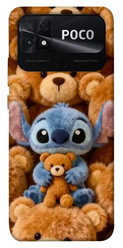 Чехол itsPrint Stitch teddy bears для Xiaomi Poco C40, детские, купить оптом с доставкой