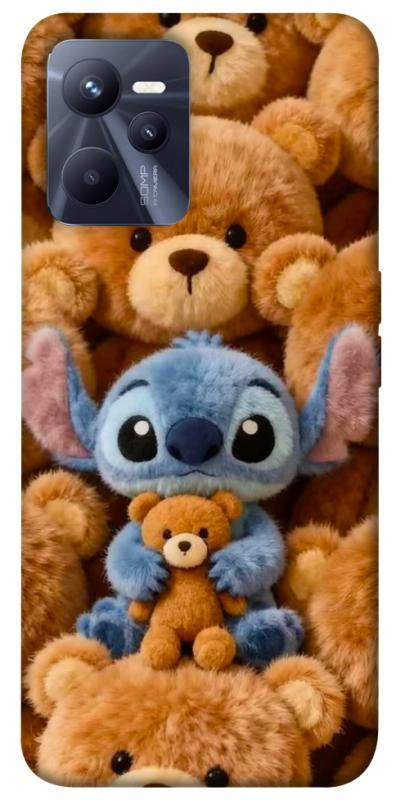 Чохол itsPrint Stitch teddy bears для Realme C35, дитячі, купити оптом з доставкою