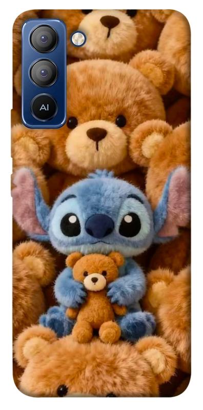 Чохол itsPrint Stitch teddy bears для TECNO Pop 5 LTE, дитячі, купити оптом з доставкою