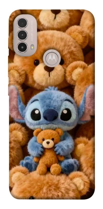 Чехол itsPrint Stitch teddy bears для Motorola Moto E40, детские, купить оптом с доставкой