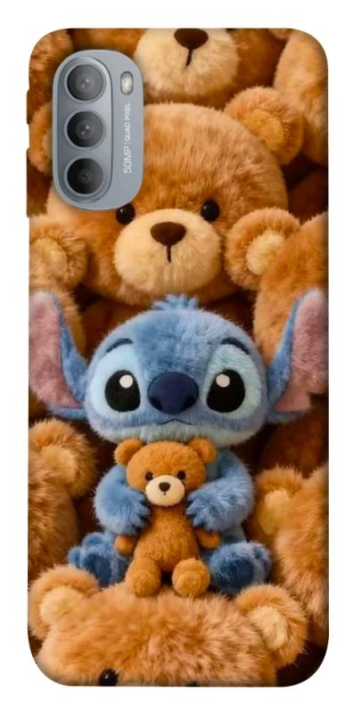 Чехол itsPrint Stitch teddy bears для Motorola Moto G31, детские, купить оптом с доставкой
