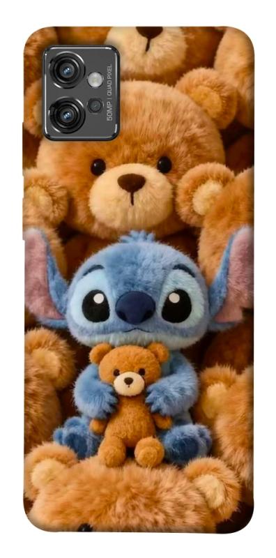 Чехол itsPrint Stitch teddy bears для Motorola Moto G32, детские, купить оптом с доставкой