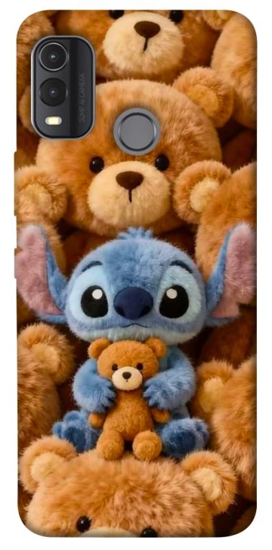 Чохол itsPrint Stitch teddy bears для Nokia G11 Plus, дитячі, купити оптом з доставкою