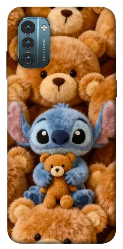 Чохол itsPrint Stitch teddy bears для Nokia G21, дитячі, купити оптом з доставкою