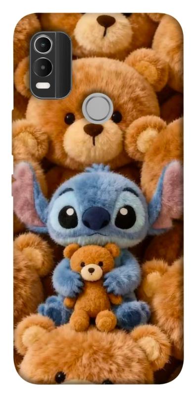 Чохол itsPrint Stitch teddy bears для Nokia C21 Plus, дитячі, купити оптом з доставкою