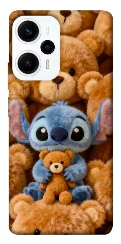 Чохол itsPrint Stitch teddy bears для Xiaomi Poco F5 / Note 12 Turbo, дитячі, купити оптом з доставкою