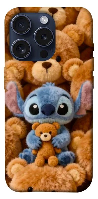 Чехол itsPrint Stitch teddy bears для Apple iPhone 15 Pro (6.1"), детские, купить оптом с доставкой