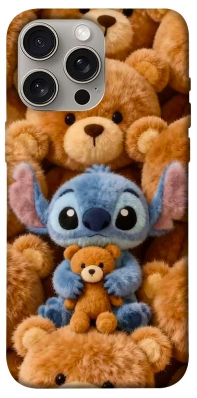Чохол itsPrint Stitch teddy bears для Apple iPhone 15 Pro Max (6.7"), дитячі, купити оптом з доставкою