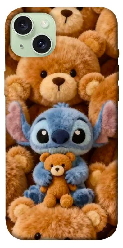 Чехол itsPrint Stitch teddy bears для Apple iPhone 15 Plus (6.7"), детские, купить оптом с доставкой