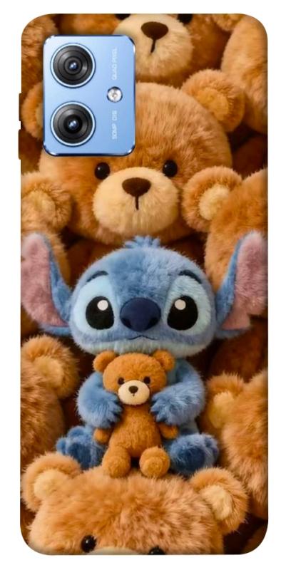 Чехол itsPrint Stitch teddy bears для Motorola Moto G84, детские, купить оптом с доставкой