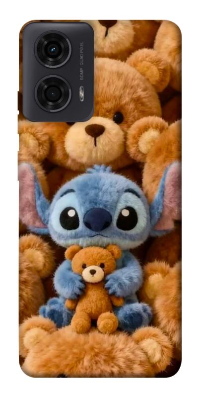 Чехол itsPrint Stitch teddy bears для Motorola Moto G24, детские, купить оптом с доставкой