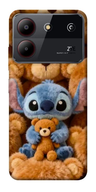Чохол itsPrint Stitch teddy bears для ZTE Blade A54 4G, дитячі, купити оптом з доставкою