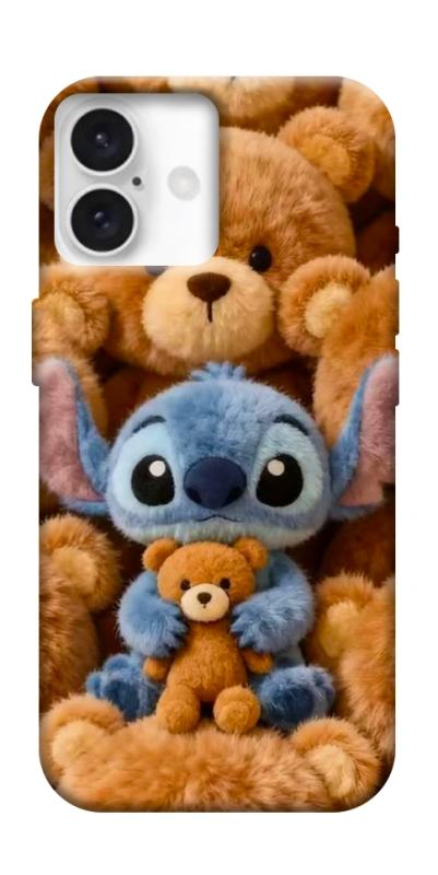 Чехол itsPrint Stitch teddy bears для Apple iPhone 16 Plus (6.7"), детские, купить оптом с доставкой