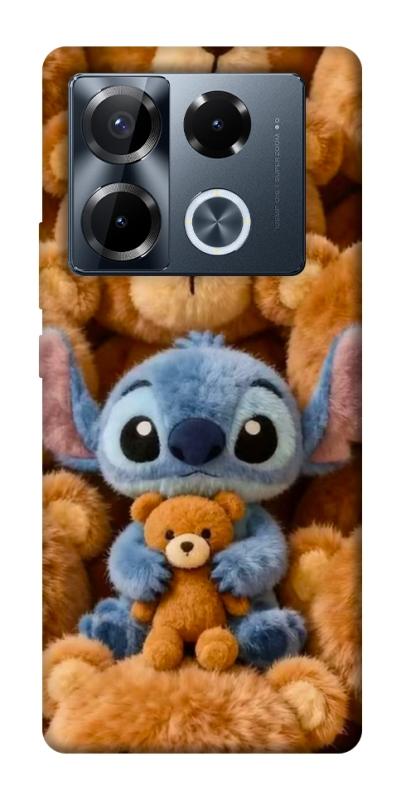 Чохол itsPrint Stitch teddy bears для Infinix Note 40 Pro 4G, дитячі, купити оптом з доставкою
