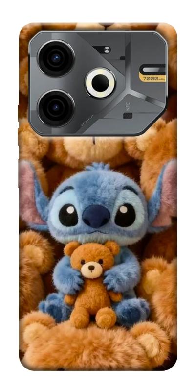 Чохол itsPrint Stitch teddy bears для TECNO Pova 6 Neo (LI6), дитячі, купити оптом з доставкою