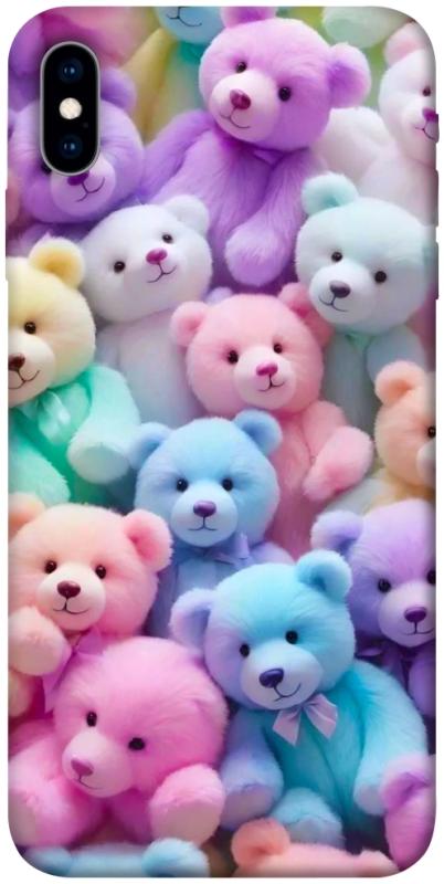 Чехол itsPrint Teddy bears для Apple iPhone X (5.8"), детские, купить оптом с доставкой