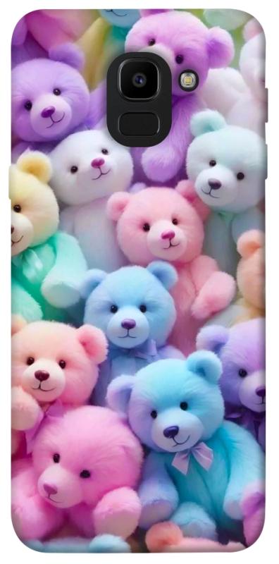 Чехол itsPrint Teddy bears для Samsung J600F Galaxy J6 (2018), детские, купить оптом с доставкой