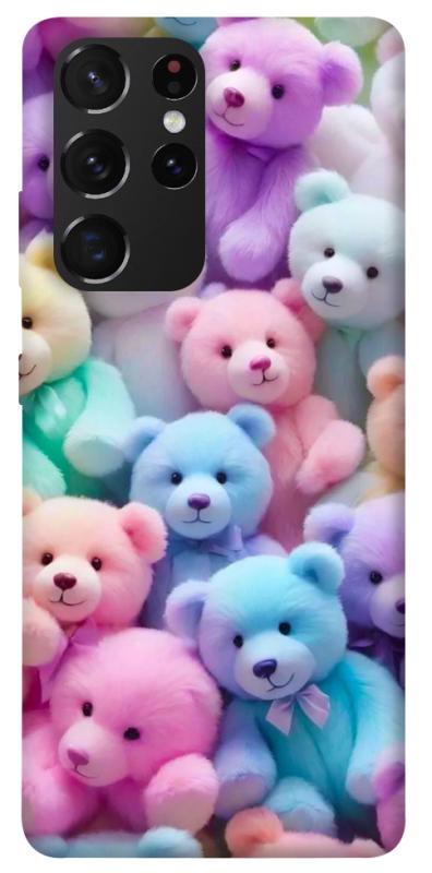 Чехол itsPrint Teddy bears для Samsung Galaxy S21 Ultra, детские, купить оптом с доставкой