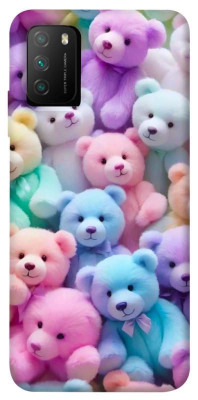 Чохол itsPrint Teddy bears для Xiaomi Poco M3, дитячі, купити оптом з доставкою