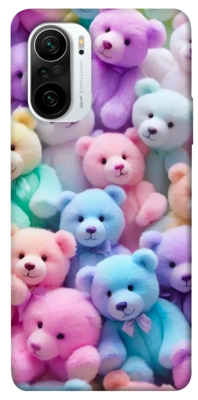 Чехол itsPrint Teddy bears для Xiaomi Redmi K40 / K40 Pro / K40 Pro+ / Poco F3, детские, купить оптом с доставкой