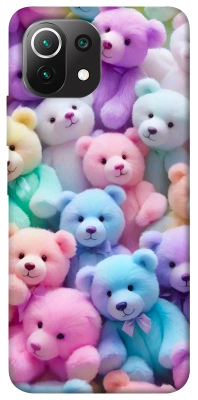 Чехол itsPrint Teddy bears для Xiaomi Mi 11 Lite, детские, купить оптом с доставкой