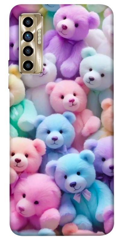 Чохол itsPrint Teddy bears для TECNO Camon 17P, дитячі, купити оптом з доставкою