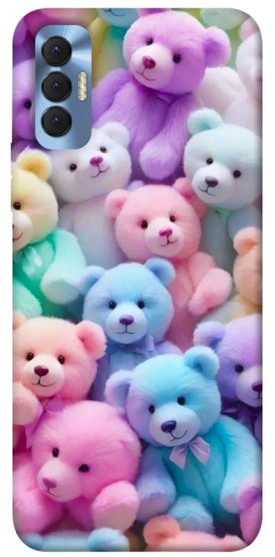 Чохол itsPrint Teddy bears для TECNO Spark 8P, дитячі, купити оптом з доставкою