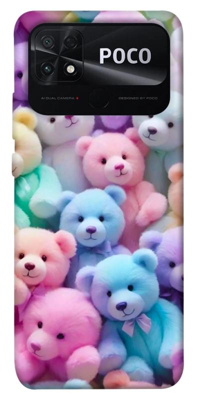 Чехол itsPrint Teddy bears для Xiaomi Poco C40, детские, купить оптом с доставкой