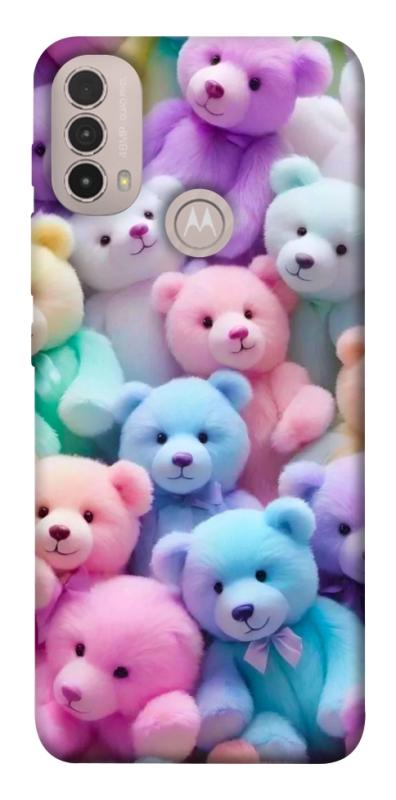 Чохол itsPrint Teddy bears для Motorola Moto E40, дитячі, купити оптом з доставкою