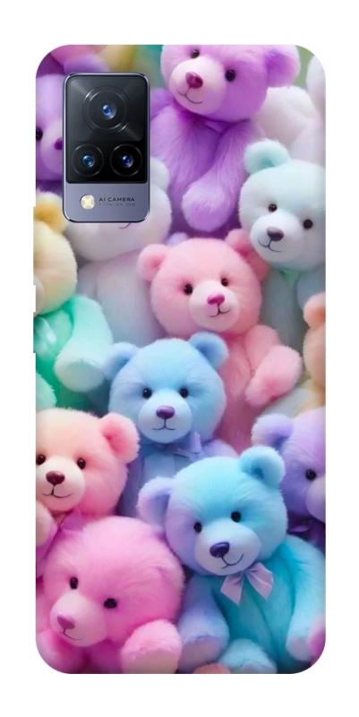 Чехол itsPrint Teddy bears для Vivo V21, детские, купить оптом с доставкой