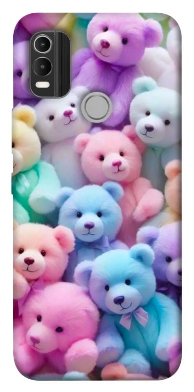 Чехол itsPrint Teddy bears для Nokia C21 Plus, детские, купить оптом с доставкой
