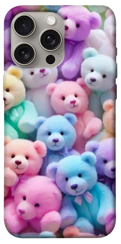 Чехол itsPrint Teddy bears для Apple iPhone 15 Pro Max (6.7"), детские, купить оптом с доставкой
