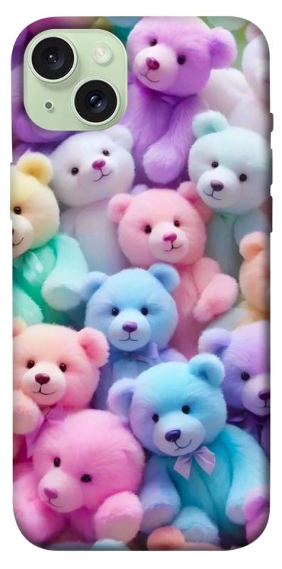 Чехол itsPrint Teddy bears для Apple iPhone 15 Plus (6.7"), детские, купить оптом с доставкой