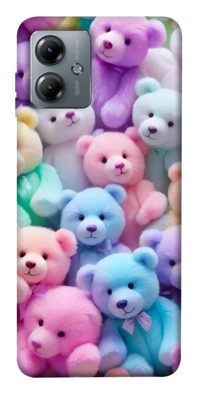 Чохол itsPrint Teddy bears для Motorola Moto G14, дитячі, купити оптом з доставкою