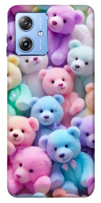 Чохол itsPrint Teddy bears для Motorola Moto G84, дитячі, купити оптом з доставкою