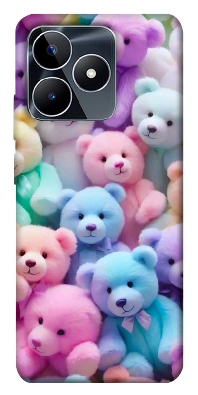 Чохол itsPrint Teddy bears для Realme C53, дитячі, купити оптом з доставкою