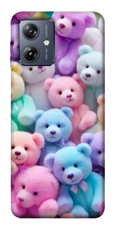 Чохол itsPrint Teddy bears для Motorola Moto G54, дитячі, купити оптом з доставкою