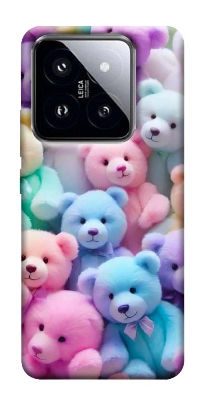 Чохол itsPrint Teddy bears для Xiaomi 14 Pro, дитячі, купити оптом з доставкою