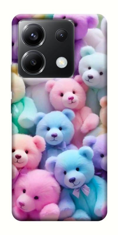 Чохол itsPrint Teddy bears для Xiaomi Poco X6, дитячі, купити оптом з доставкою