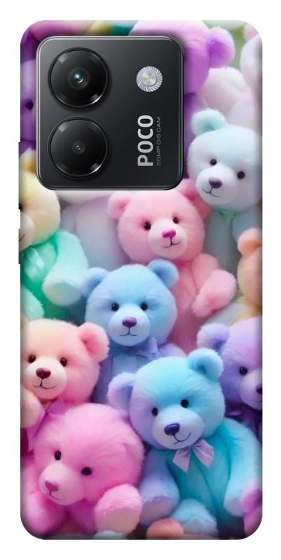Чехол itsPrint Teddy bears для Xiaomi Poco M7 Pro 5G, детские, купить оптом с доставкой