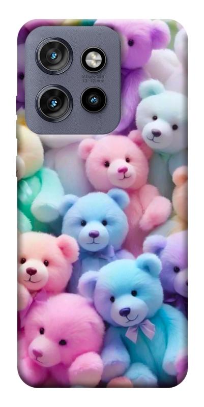 Чохол itsPrint Teddy bears для Motorola Edge 50 Neo, дитячі, купити оптом з доставкою