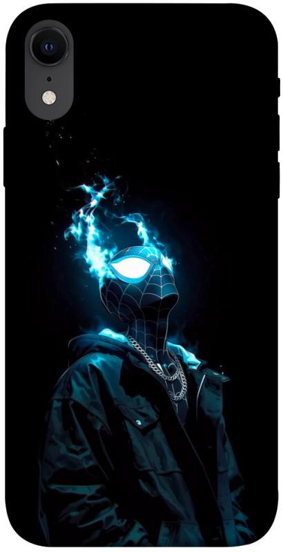 Чехол itsPrint Black spiderman для Apple iPhone XR (6.1"), детские, купить оптом с доставкой