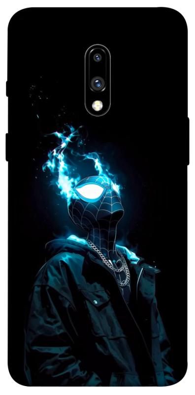 Чехол itsPrint Black spiderman для OnePlus 7, детские, купить оптом с доставкой