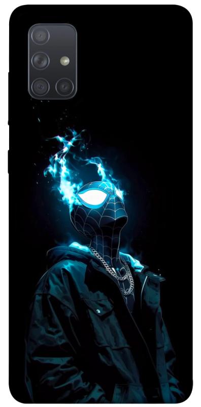 Чехол itsPrint Black spiderman для Samsung Galaxy A71, детские, купить оптом с доставкой