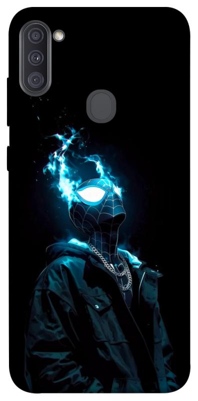 Чехол itsPrint Black spiderman для Samsung Galaxy A11, детские, купить оптом с доставкой