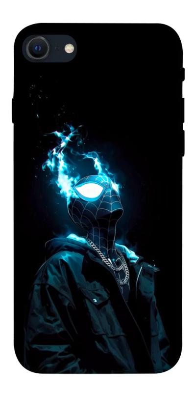 Чехол itsPrint Black spiderman для Apple iPhone SE (2020), детские, купить оптом с доставкой