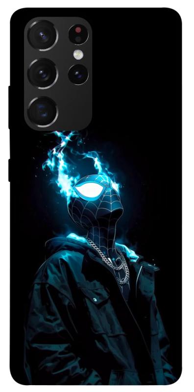 Чехол itsPrint Black spiderman для Samsung Galaxy S21 Ultra, детские, купить оптом с доставкой