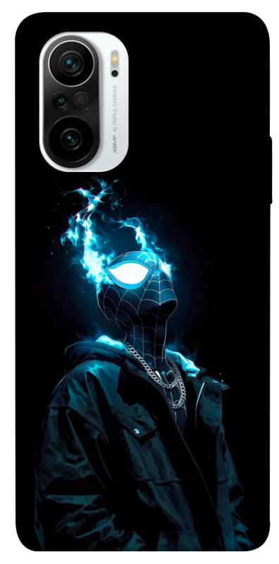 Чехол itsPrint Black spiderman для Xiaomi Redmi K40 / K40 Pro / K40 Pro+ / Poco F3, детские, купить оптом с доставкой