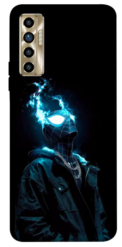 Чохол itsPrint Black spiderman для TECNO Camon 17P, дитячі, купити оптом з доставкою
